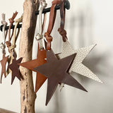 Stargazer Leather Star Ornaments – Christmas 2025