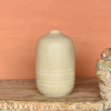 Marin Vase, Ceramic - Sm - Light Beige