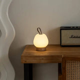 Cooper Light Brown Wooden Rechargeable Table Lamp | Cordless, Dimmable & Stylish