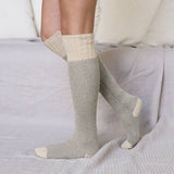 Warm & Soft Open Work Knit Long Lounge Socks 🧦