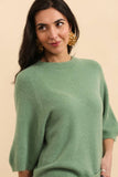 3/4 SLEEVE RAGLAN ALPACA SWEATER nais Paris
