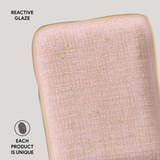 Juta Rectangular Platter 7.08 x 5.51" Litchi