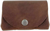 Tuzech Leather Vintage Money Case Bag Snap On Pouch Wallet Change Holder & Card Organizer Accessories, Handmade