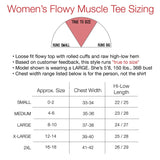 Art Nouveau Black Snake Women's Loose Fit Muscle Tee Gray