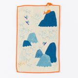 Japanese embroidered cotton towel