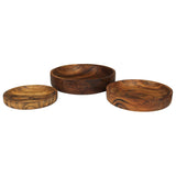 Bowls, Acacia Wood, Set/3
