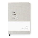 My Five Year Story Journal Cotton - Self Care Wellness Gift