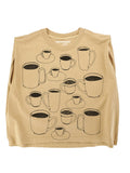 Coffee Cups Maisie Heavyweight Muscle Tee