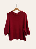 3/4 SLEEVE RAGLAN ALPACA SWEATER nais Paris