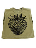 Strawberry Maisie Heavyweight Muscle Tee WOMENS