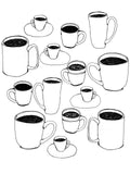 Coffee Cups Maisie Heavyweight Muscle Tee