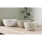 Matte White Prep Bowl Set of 3