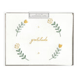 Floral Gratitude - Thank You boxed set of folded cards