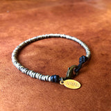 JACK COLLECTION: Heishi Bead Bracelet: Large - 8.5"