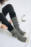 Warm & Soft Open Work Knit Long Lounge Socks 🧦