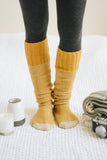 Warm & Soft Open Work Knit Long Lounge Socks 🧦