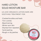 Lavender Vanilla Organic Hard Lotion Bar