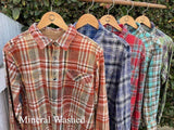 Flannel shirt - mineral wash