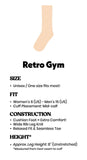 Alice Retro Gym Crew Socks