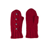 Haven Wool Mittens with Cable and Button Detail