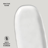 Shallow Oval Platter Small 9.06 x 4.33" New White