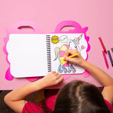 SUPER COLORING & STICKER BOOK - UNICORN