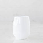 Stemless Wine - White Tumbler - acrylic