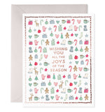 Merry Motif Holiday Greeting Card