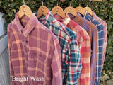 Flannel shirt - mineral wash