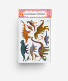 Dinosaur Temporary Tattoos DIN A6