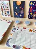 Outer Space Temporary Tattoos DIN A6