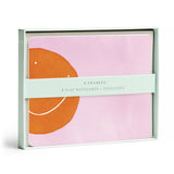 Orange Smiley Flat Notes | Boxed Notecards Stationery