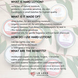 Orange Cream Organic Hard Lotion Bar