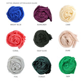 Fine Organic Cotton Neckscarf