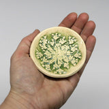Pottery Dish Bowl - Queen Anne's Lace