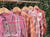 Flannel shirt - mineral wash