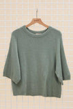 3/4 SLEEVE RAGLAN ALPACA SWEATER nais Paris