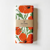 Poppies Tea Towel / Kitchen Decor / USA Made