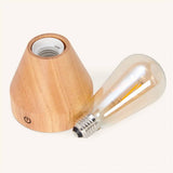 Zavi Light Brown Rechargeable Table Lamp | LED, Cordless & 80-Hour Battery Life