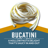 Bucatini, Organic Durum Semolina Pasta