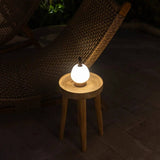 Cooper Light Brown Wooden Rechargeable Table Lamp | Cordless, Dimmable & Stylish