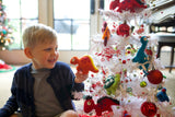 T-Rex Felt Wool Dinosaur Christmas Ornament