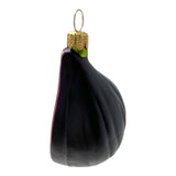 Slice of Fig Fruit Polish Glass Christmas Ornament Set of 2