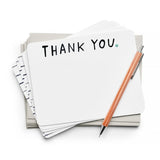 Thank You Flat Notes | Boxed Notecards Stationery