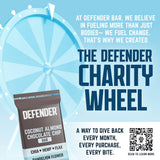 DEFENDER Peanut Butter Chocolate, Coconut Almond, Cinnamon Churro