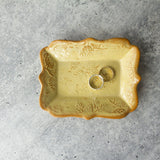 Handmade Ceramic Ring or Soap Dish – Pottery Trinket Tray