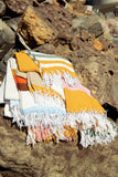 Golden Hour - RECYCLED THROW BLANKET Summer Beach Throw