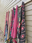 Christmas Overdyed Kantha Quilts