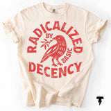 Radicalized By Basic Decency Political Protest Tee