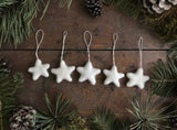 Felted Wool Star Ornament